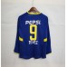 Boca Juniors 03/04 Home Dark Blue Long Sleeve Soccer Jersey